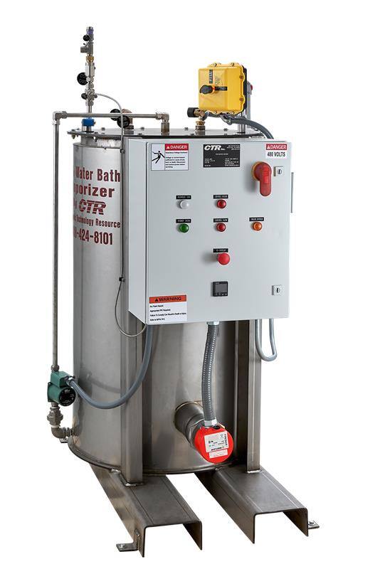 Water Bath Vaporizer Closed Panel