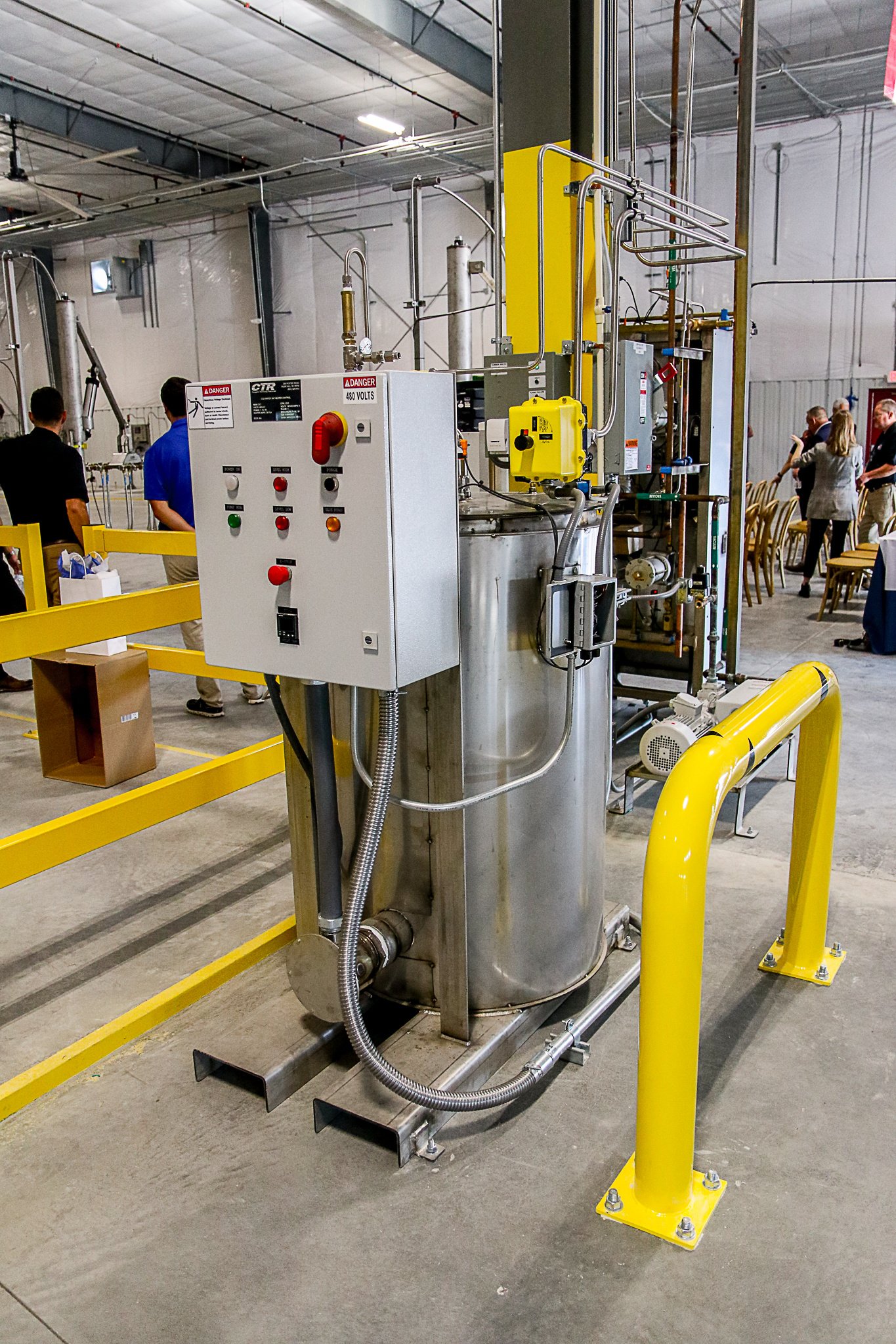 Water Bath Vaporizer Installed